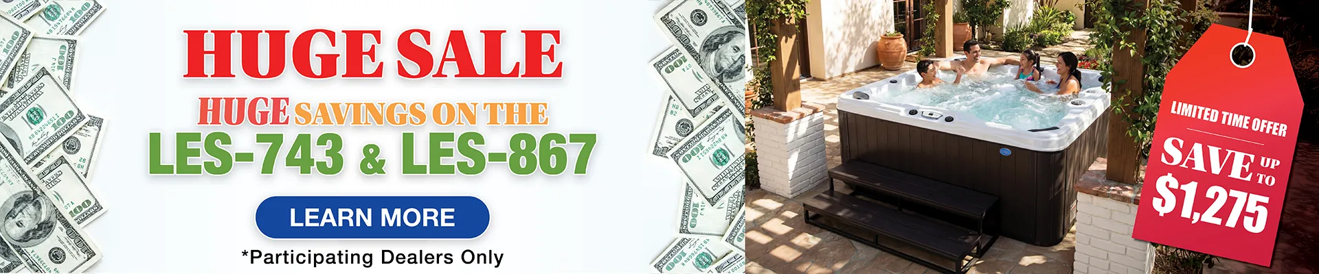 Calspas hot tub being used in a family setting - Nampa